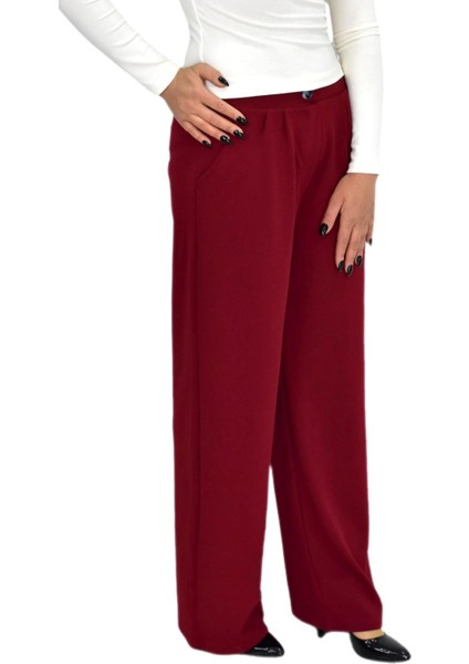 Kadın Pileli Beli Lastikli Bol Pantolon BGL-ST04252 modelleri