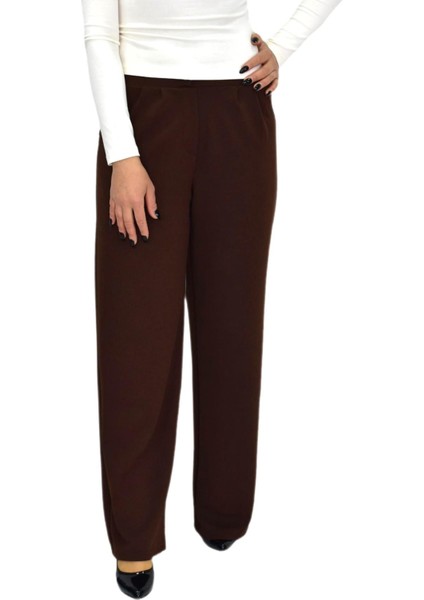 Kadın Pileli Beli Lastikli Bol Pantolon BGL-ST04252