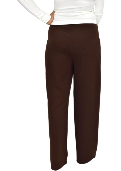 Kadın Pileli Beli Lastikli Bol Pantolon BGL-ST04252