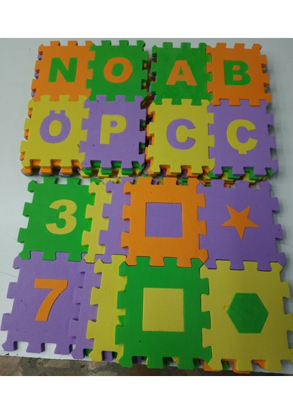 48 Parça Çocuk Oyun Matı,puzzle Halısı (Zeka Matı) fırsatları