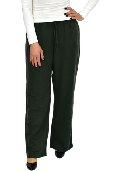 Kadın Beli Lastikli Bol Pantolon BGL-ST04216 fiyatları
