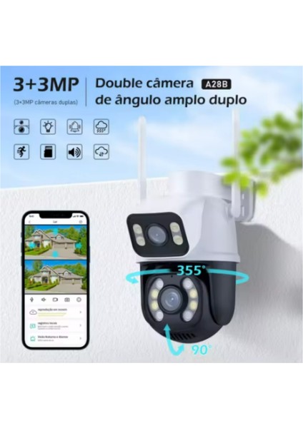 CMR65-2 6mp Ptz Wifi Kamera ile Yeni Bir Gözetim Seviyesi Dış Mekan Kamera fiyatları
