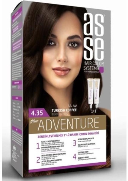 Set Saç Boyası 4.35 50+50 ml