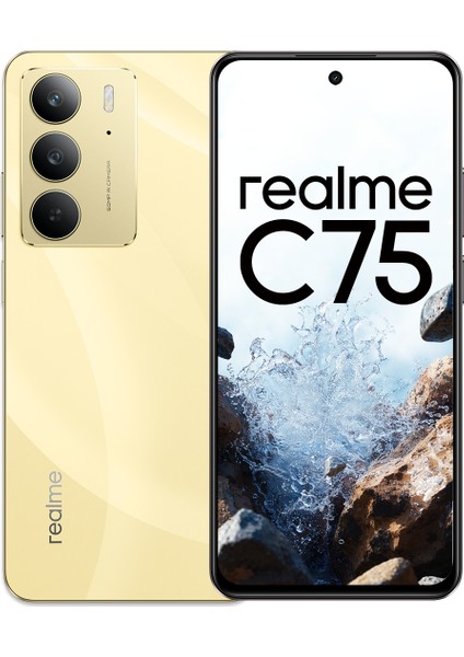 C75 8/256GB Akıllı Telefon Yıldırım Sarısı (Realme Türkiye Garantili)