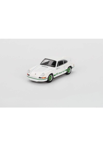 1/64 Porsche 911 Carrera Rs 2.7 Grand Prix White With Green Livery MGT00801