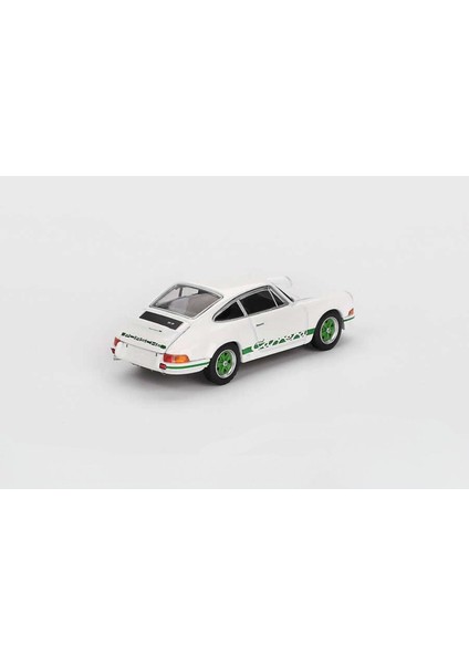 1/64 Porsche 911 Carrera Rs 2.7 Grand Prix White With Green Livery MGT00801