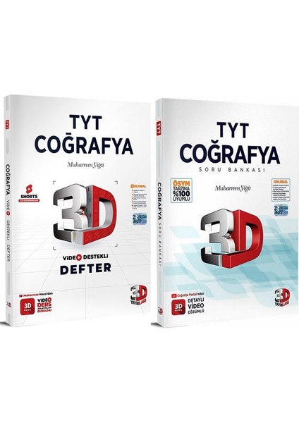 Tyt Coğrafya Video Destekli Defter ve Soru Bankası Seti (2 Kitap)