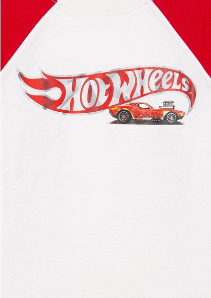 Hot Wheels Baskılı Ekru Tişört 6610301-70057