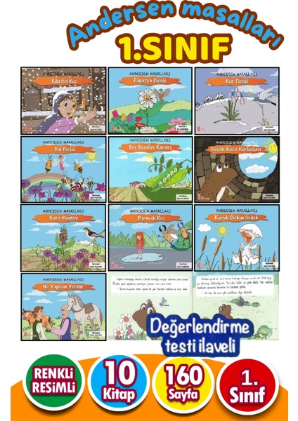 1.sınıflar Için Okuma Alışkanlığı Kazandıran Hikaye Seti