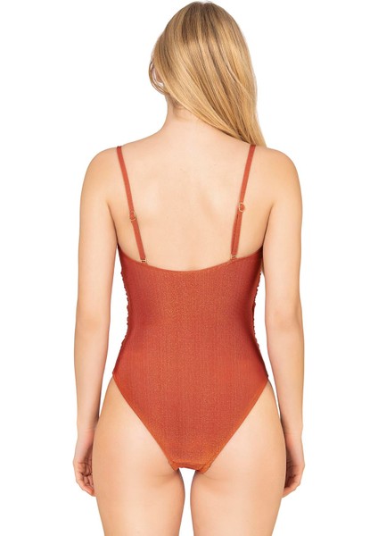 Kadın Bağlama Detaylı Kiremit Mayo fiyatları