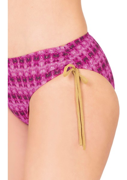 Kadın Pembe Parıltılı Straplez Ip Detaylı Bikini Takımı fırsatları