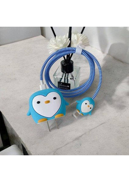 Brokoli Home Iphone 18W/20W Uyumlu Şarj Aleti Kılıfı, Şarj Kablosu Koruyucusu, Şarj Koruyucu Kılıf