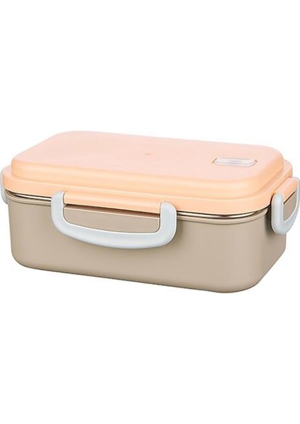 2 Bölmeli Paslanmaz Çelik Yemek Kabı Beslenme Kabi Saklama Kabı Lunch Box Renkli