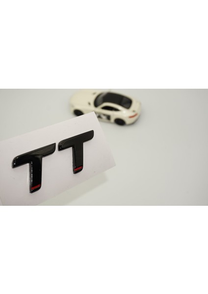 Audi Tt 07 Versiyon Siyah Abs 3m 3D Bagaj Logo Yazı