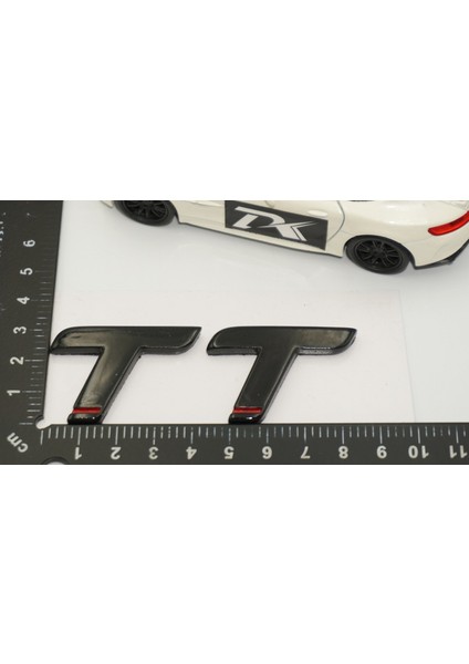Audi Tt 07 Versiyon Siyah Abs 3m 3D Bagaj Logo Yazı