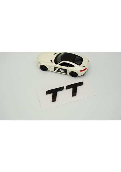 Audi Tt 07 Versiyon Siyah Abs 3m 3D Bagaj Logo Yazı
