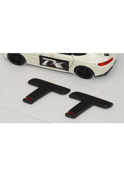 Audi Tt 07 Versiyon Siyah Abs 3m 3D Bagaj Logo Yazı