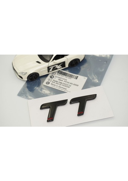 Audi Tt 07 Versiyon Siyah Abs 3m 3D Bagaj Logo Yazı