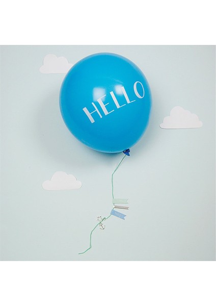 - Hello Balon Tebrik Kartı- Mavi fiyatları