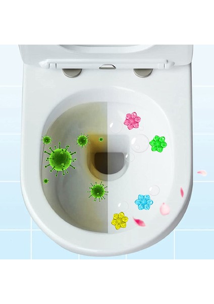 Tuvalet Temizleme Jeli Klozet Banyo Koku Giderici Damga Seti Desenli Koku Giderici Wc Jeli 2 Adet