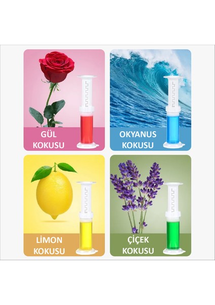 Tuvalet Temizleme Jeli Klozet Banyo Koku Giderici Damga Seti Desenli Koku Giderici Wc Jeli 2 Adet