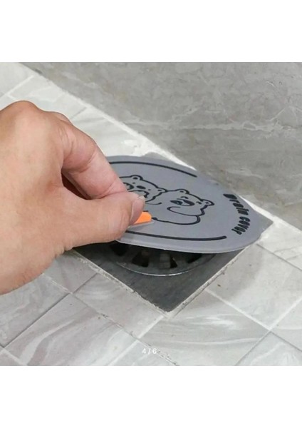 Gider Koku Önleyici, Banyo Mutfak Lavabo Koku Önleyici, Kötü Koku Önleyici Silikon Mat 3 Adet