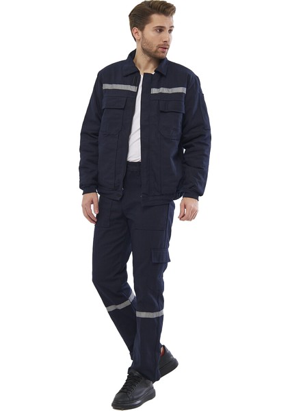 Mont 7/7 Gabardin %100 Pamuk Reflektörlü Kapitoneli Kışlık