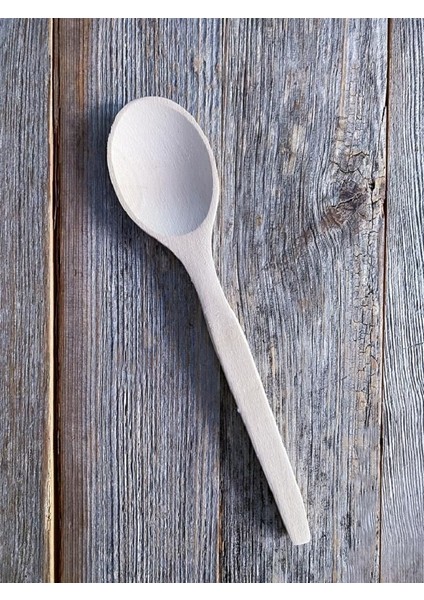Kayın Kaşık 27 cm 6 Adet Doğal Yemek Kaşığı fırsatları