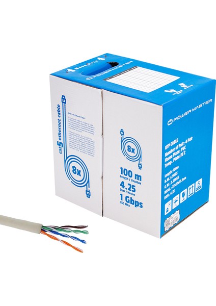 Cat5 24 Awg Utp 100 Metre Kablo-Findit