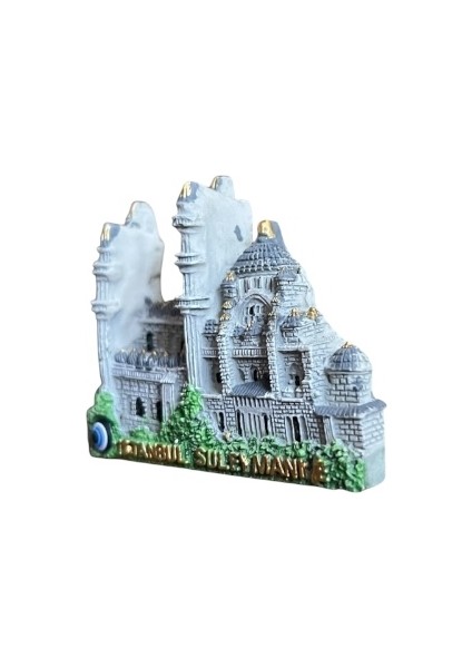 Polyester Istanbul Süleymaniye Cami ve Istanbul Temalı Buzdolabı Magneti modelleri