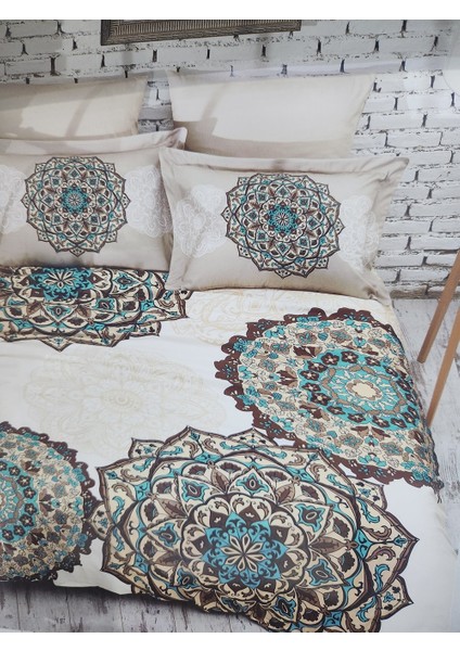 Prima Casa Çift Kişilik Pamuk Saten Nevresim Takımı Regina