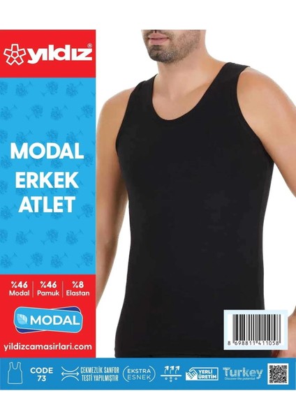 Erkek Modal Likralı Askılı Atlet 70/74 - 3 Adet