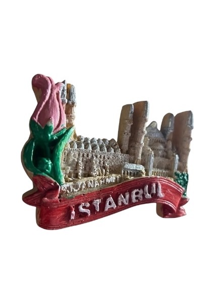 Polyester Istanbul Simgeleri ve Lale Temalı Buzdolabı Magneti fırsatları