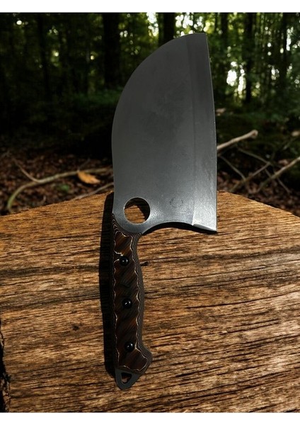 Werzalit Şef Bıçağı Özel Üretim Bıçak Almazan Serisi Kılıflı Kamp Bıçak