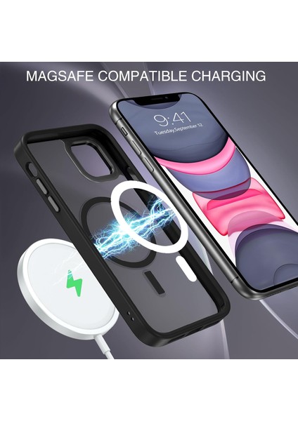 Iphone 12 Uyumlu Kılıf Kamera Koruyuculu Magsafe Sarj Destekli Sağlam Renkli Buton Mat Saydam Kapak fiyatları