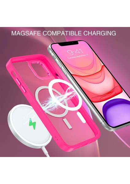 Iphone 11 Uyumlu Kılıf Kamera Koruyuculu Magsafe Sarj Destekli Sağlam Renkli Buton Mat Saydam Kapak fiyatları