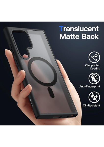 Samsung Galaxy S23 Ultra Uyumlu Kılıf Kamera Koruyuculu Magsafe Sarj Destekli Sağlam Saydam Kapak modelleri