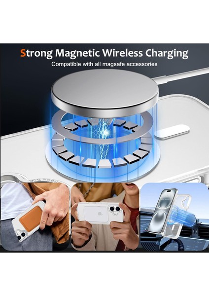 Iphone 16 Plus Uyumlu Kılıf Kamera Koruyuculu Magsafe Sarj Destekli Sağlam Mat Saydam Kapak fiyatları