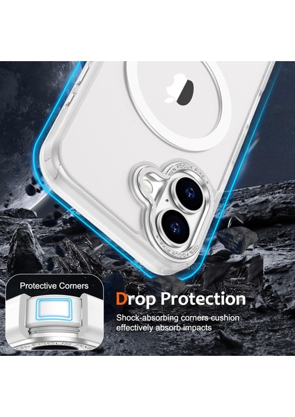 Iphone 16 Plus Uyumlu Kılıf Kamera Koruyuculu Magsafe Sarj Destekli Sağlam Mat Saydam Kapak fırsatları
