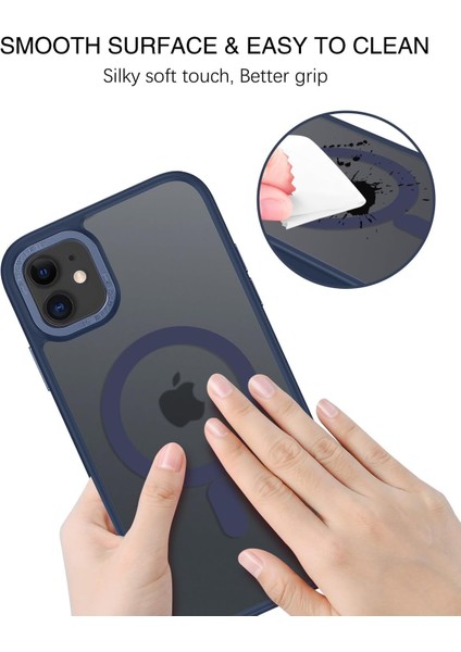 Iphone 11 Uyumlu Kılıf Kamera Koruyuculu Magsafe Sarj Destekli Sağlam Renkli Buton Mat Saydam Kapak modelleri