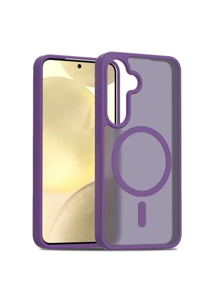 Samsung Galaxy S23 Uyumlu Kılıf Kamera Koruyuculu Magsafe Sarj Destekli Sağlam Saydam Kapak