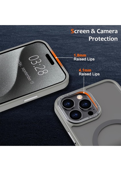Iphone 16 Plus Uyumlu Kılıf Kamera Koruyuculu Magsafe Sarj Destekli Sağlam Mat Saydam Kapak modelleri