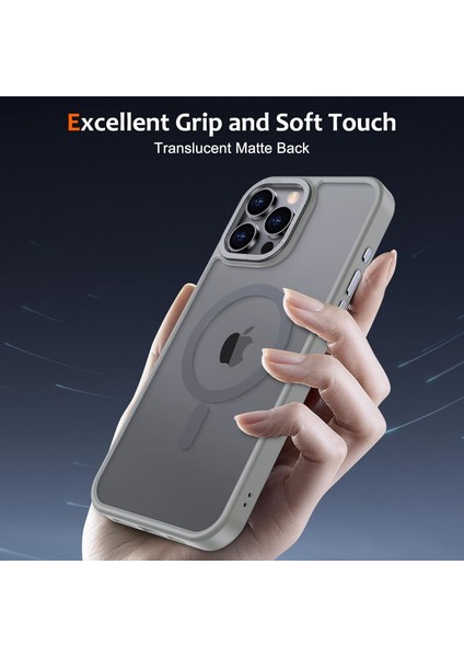 Iphone 16 Plus Uyumlu Kılıf Kamera Koruyuculu Magsafe Sarj Destekli Sağlam Mat Saydam Kapak indirimleri