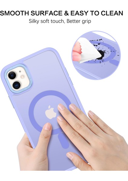 Iphone 11 Uyumlu Kılıf Kamera Koruyuculu Magsafe Sarj Destekli Sağlam Renkli Buton Mat Saydam Kapak modelleri