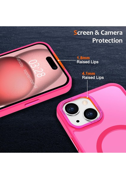 Iphone 15 Uyumlu Kılıf Kamera Koruyuculu Magsafe Sarj Destekli Sağlam Mat Saydam Kapak modelleri