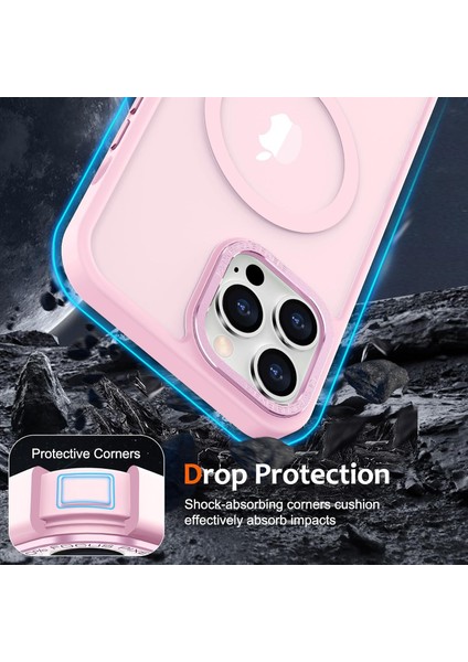 Iphone 15 Pro Uyumlu Kılıf Kamera Koruyuculu Magsafe Sarj Destekli Sağlam Mat Saydam Kapak fırsatları
