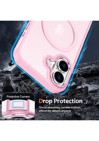 Iphone 16 Plus Uyumlu Kılıf Kamera Koruyuculu Magsafe Sarj Destekli Sağlam Mat Saydam Kapak fırsatları