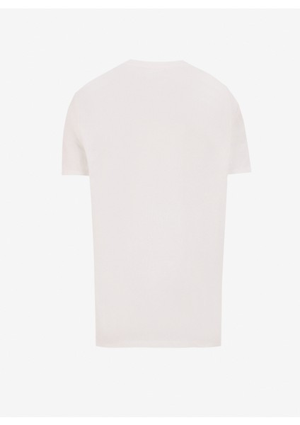 Bisiklet Yaka Baskılı Beyaz Erkek T-Shirt J5SM-TST7291 fiyatları