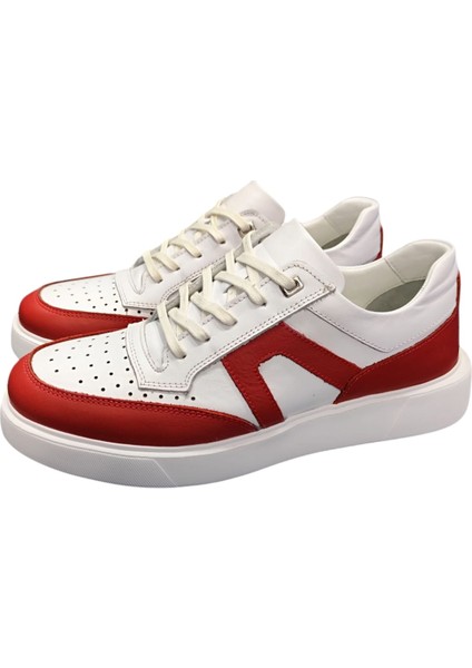 Deri Beyaz Spor Ayakkabı modelleri