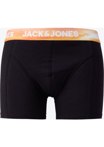 Koyu Siyah Erkek Boxer Jacluca Solıd Trunk Sn Try